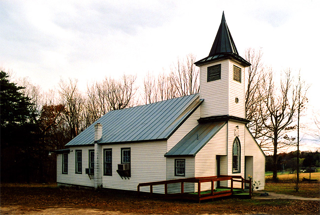 Pleasant Grove Baptist Church, side view